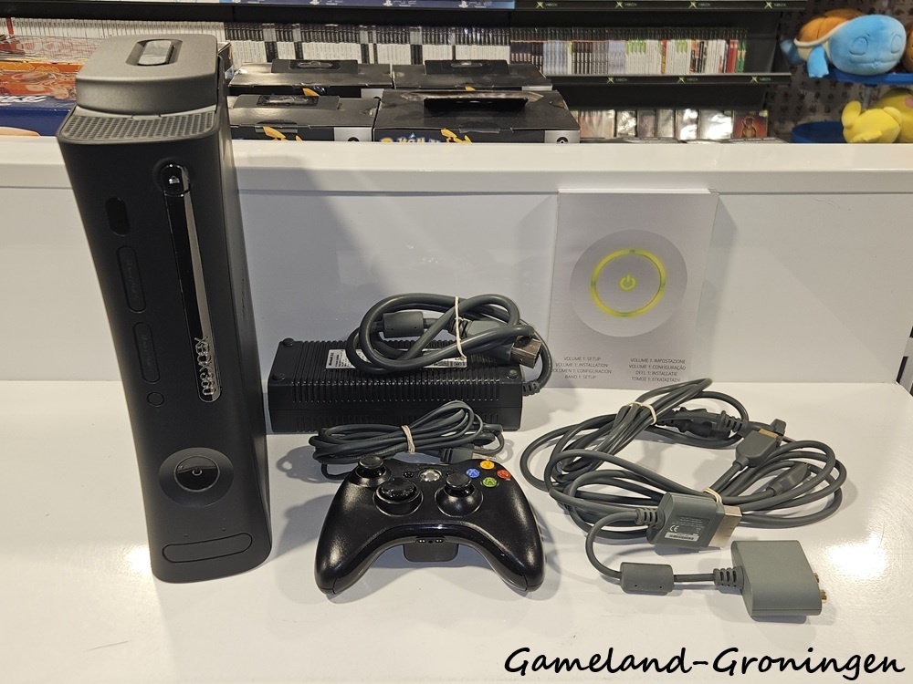Xbox 360 Elite 120GB with Controller & Wired (Boxed)