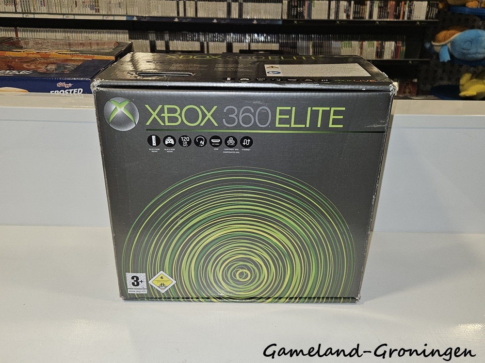 Xbox 360 Elite 120GB with Controller & Wired (Boxed)