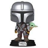 Star Wars The Mandalorian and Grogu POP! - The Mandalorian with Grogu #818