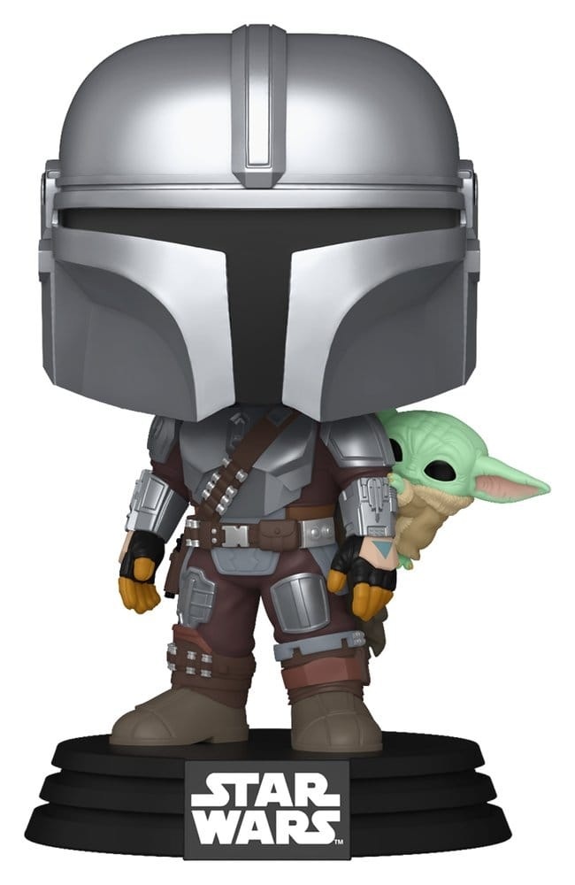 Star Wars The Mandalorian and Grogu POP! - The Mandalorian with Grogu #818