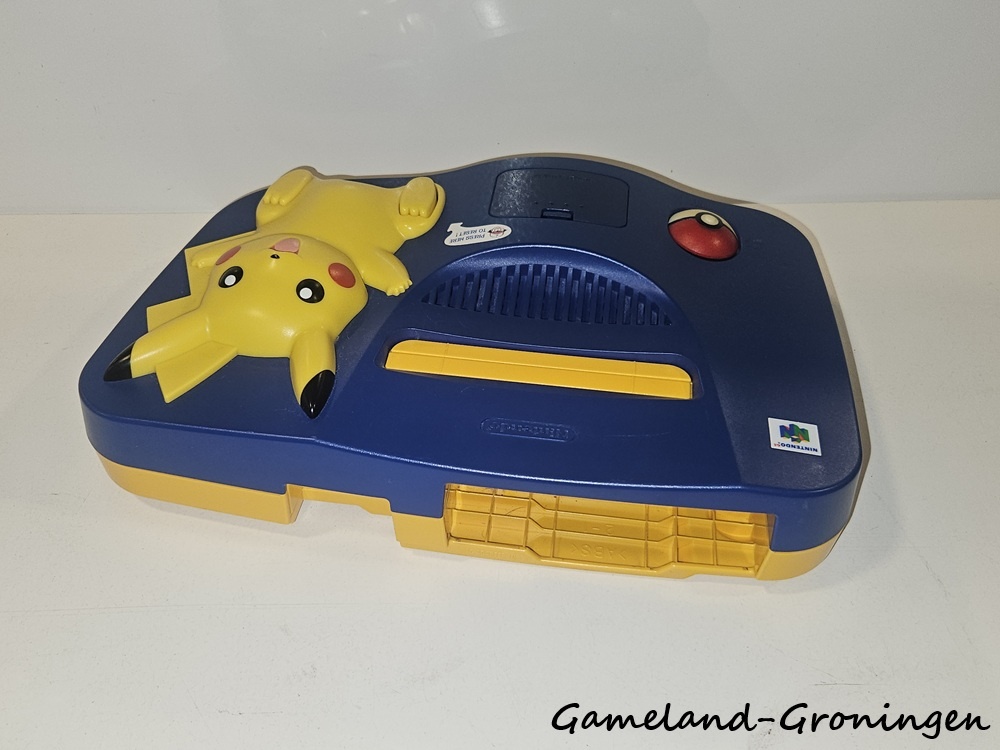 Nintendo 64 with Controller & Wires (Pokemon Pikachu Edition)