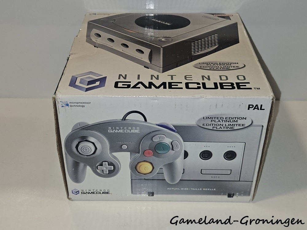 Nintendo GameCube met Controller & Bedrading (Boxed, Zilver)