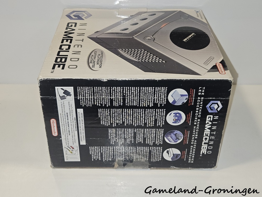 Nintendo GameCube met Controller & Bedrading (Boxed, Zilver)