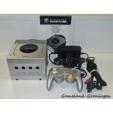 Nintendo GameCube met Controller & Bedrading (Boxed, Zilver)
