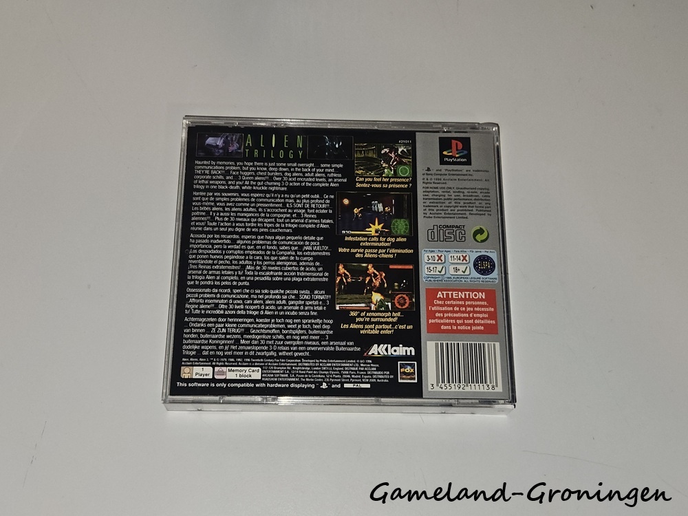 Alien Trilogy (Complete, Platinum)