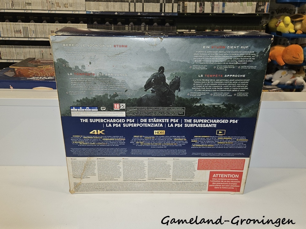 PlayStation 4 Pro 1TB with Controller & Wiring (Ghost of Tsushima Edition)