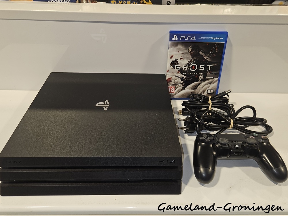 PlayStation 4 Pro 1TB with Controller & Wiring (Ghost of Tsushima Edition)