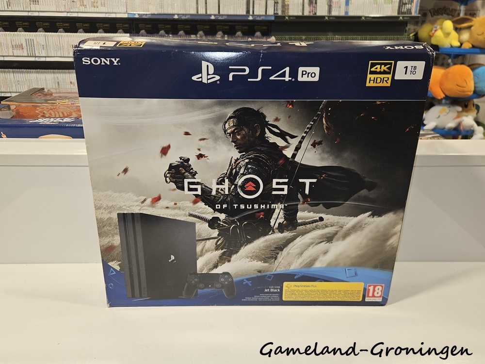 PlayStation 4 Pro 1TB with Controller & Wiring (Ghost of Tsushima Edition)