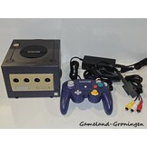 Nintendo GameCube met Controller & Bedrading (Paars)