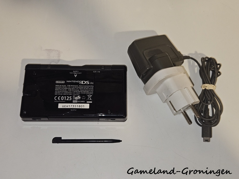 Nintendo DS Lite met Stylus & Oplader (Zwart)