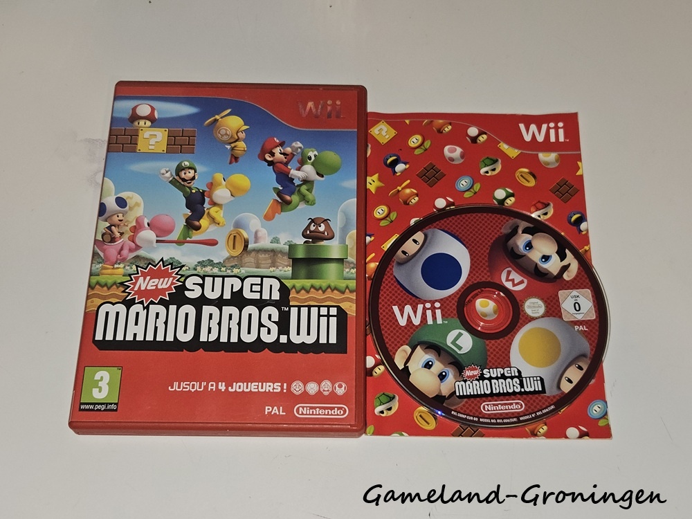 New Super Mario Bros Wii (Complete, FRA)