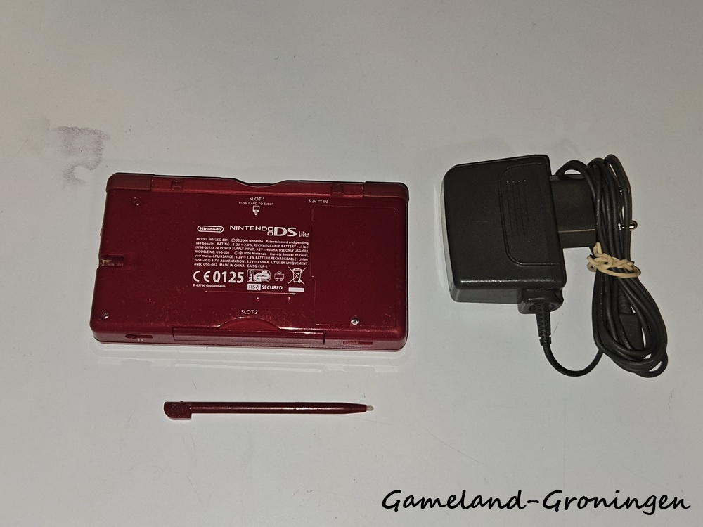 Nintendo DS Lite with Stylus & Charger (Red)