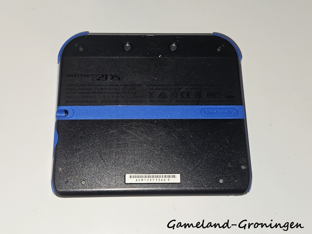 Nintendo 2DS met Stylus & Oplader (Blauw/Zwart)