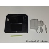 Nintendo 2DS met Stylus & Oplader (Blauw/Zwart)