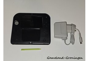 Nintendo 2DS met Stylus & Oplader (Blauw/Zwart)
