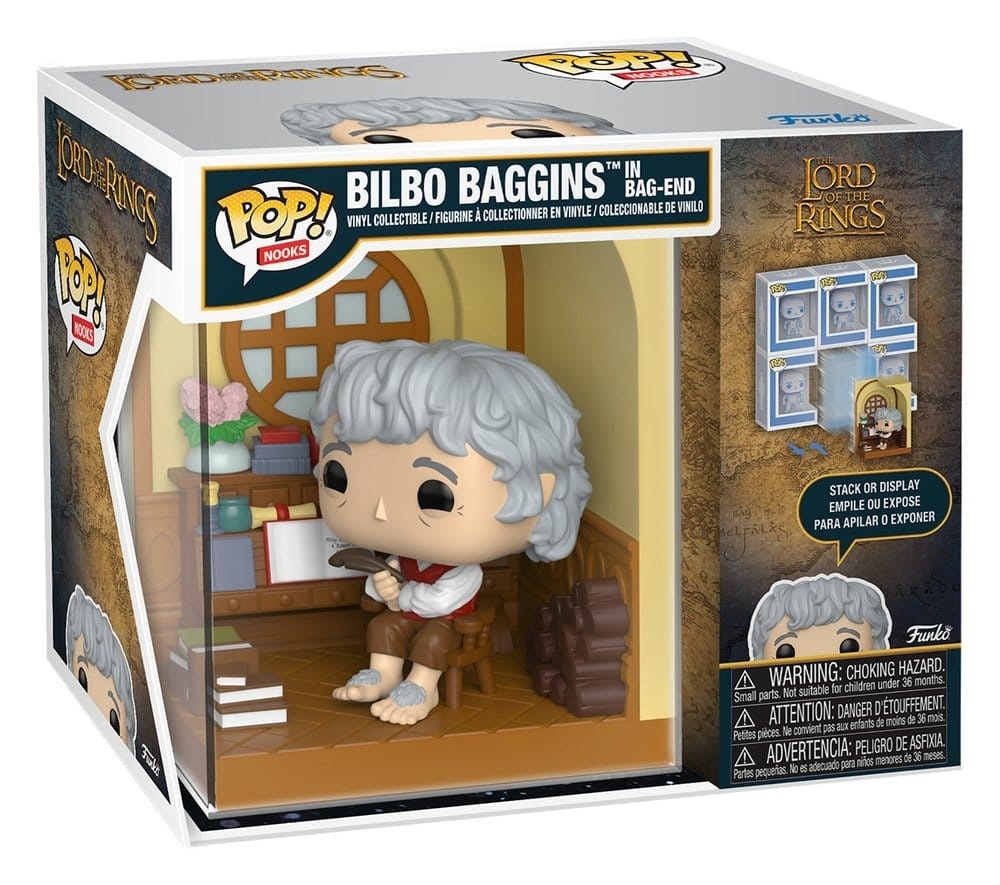 The Lord of the Rings Nooks POP! - Bilbo Baggins in Bag-End