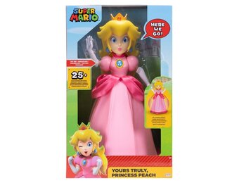 Super Mario - Talking Yours Truly Princess Peach Action Figure 36 cm