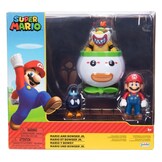World of Nintendo - Mini Figure 2-Pack Mario & Bowser Jr. Clown Car 6 cm