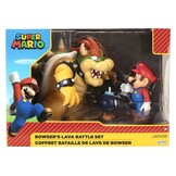 World of Nintendo - Mario vs. Bowser's Lava Battle Set Figures