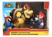 World of Nintendo - Mario vs. Bowser's Lava Battle Set Figures