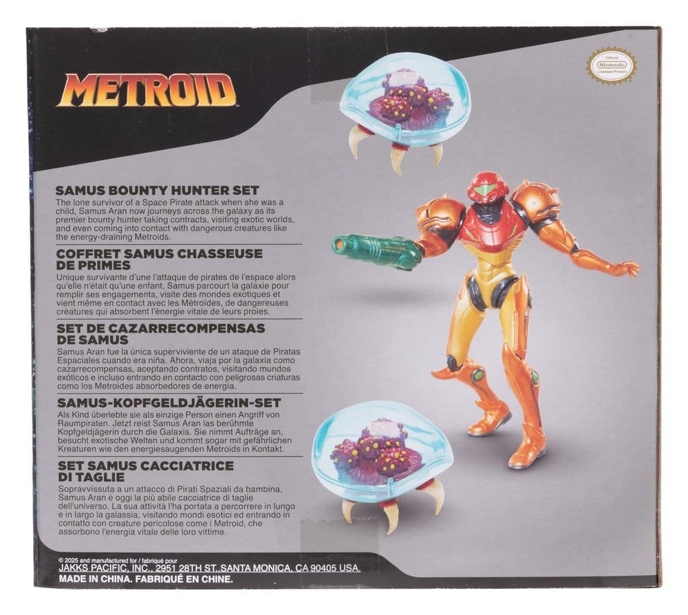 World of Nintendo - Metroid Mini Figures 3-Pack Samus Bounty Hunter 6 cm