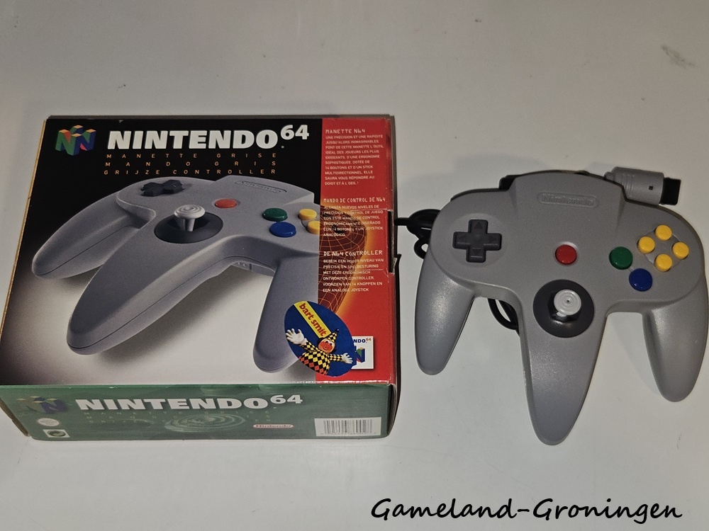 Originele N64 Controller (Boxed, Grijs)