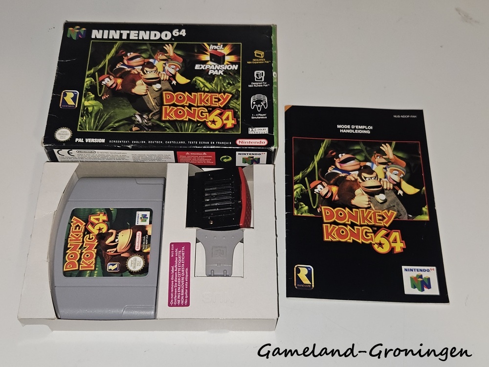 Donkey Kong 64 with Expansion Pack (Complete, FAH)