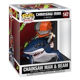 Chainsaw Man Rides POP! - Chainsaw Man & Beam #147