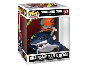 Chainsaw Man Rides POP! - Chainsaw Man & Beam #147
