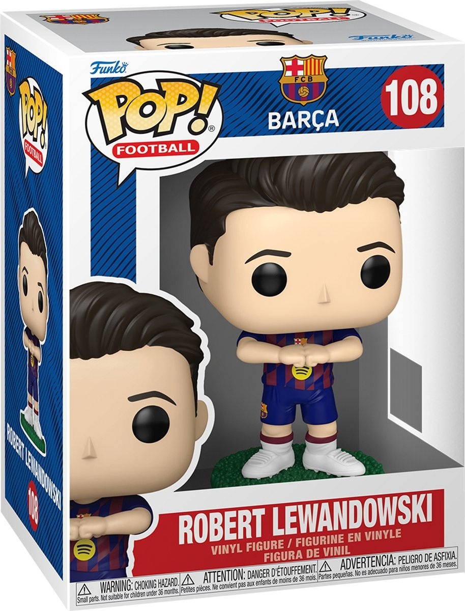 FC Barcelona Football POP! - Robert Lewandowski #108