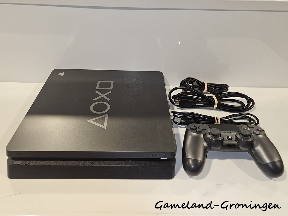 PlayStation 4 Slim 1TB Days of Play Edition met Controller & Bedrading