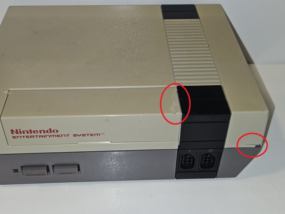Nintendo NES with Controller & Wiring