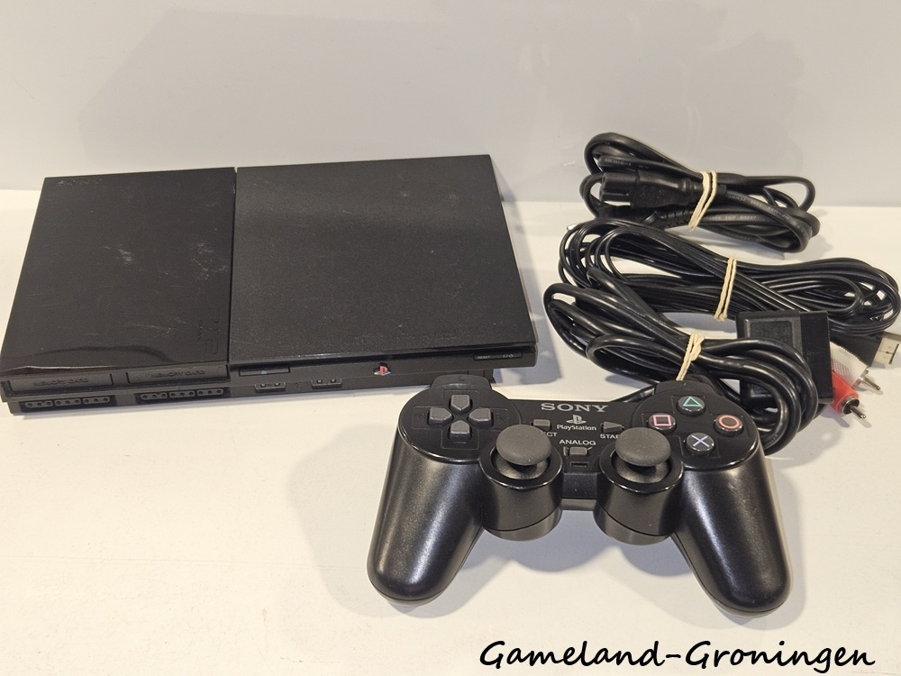 PlayStation 2 Slimline with Controller & Wiring (Black)