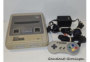 Super Nintendo with Controller & Wiring (Discolored)