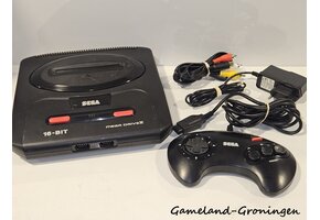 Sega Mega Drive II with Controller & Wiring