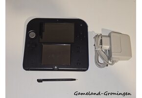 Nintendo 2DS met Stylus & Oplader (Blauw/Zwart)