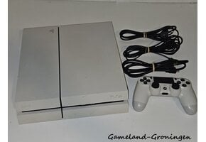 PlayStation 4 1TB met Controller & Bedrading (Glacier White)