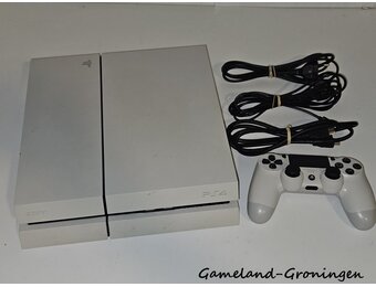 PlayStation 4 1TB met Controller & Bedrading (Glacier White)