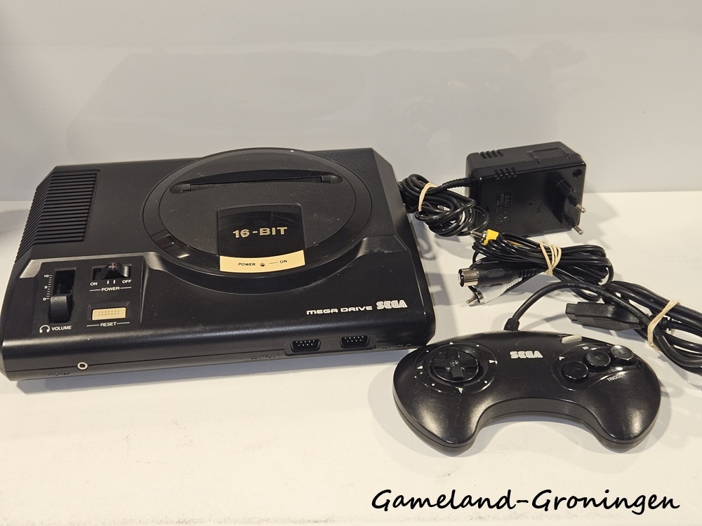 Sega Mega Drive met Controller & Bedrading