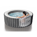 Intex PureSpa Greywood Deluxe Bubble Therapy + Hard Water System - 4 personen