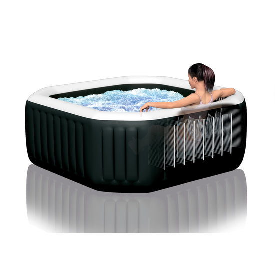 Intex PureSpa Jet & Bubble Deluxe Octagon + HWS + ZWS - 6 personen