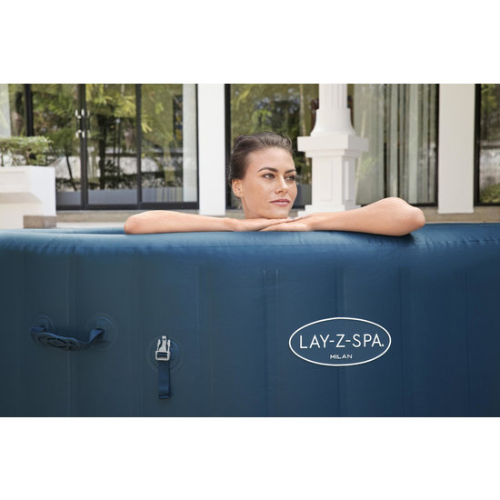 Bestway Lay-Z Spa Milan Bubble Plus - 4-6 personen