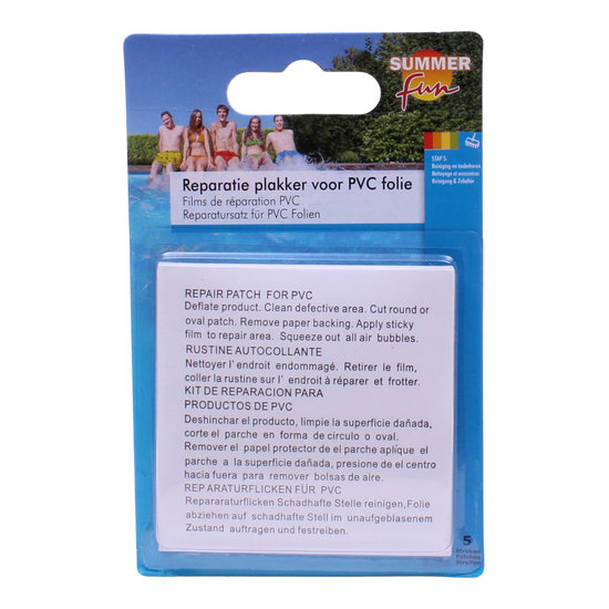 Summer Fun reparatiestickers voor opblaasbare spa (5 stuks)