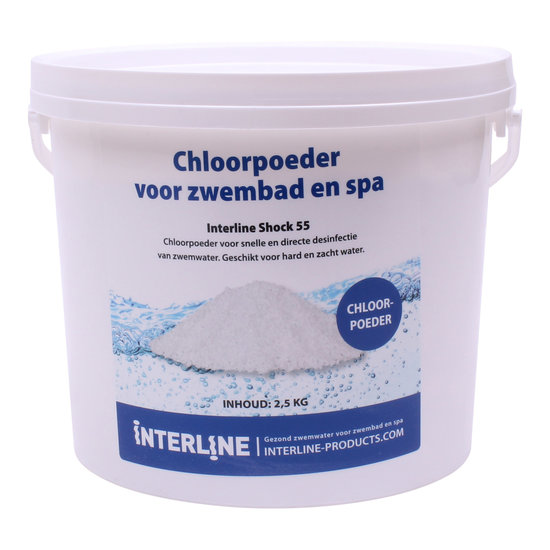 Interline Chloorgranulaat 2.5 kg (choc / shock 55)