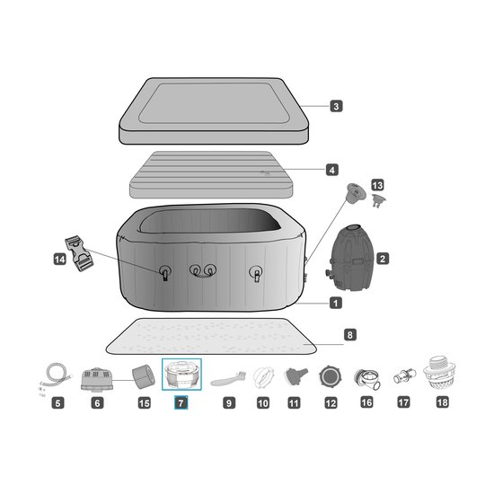 Lay-Z-Spa ChemConnect chloordoseerder