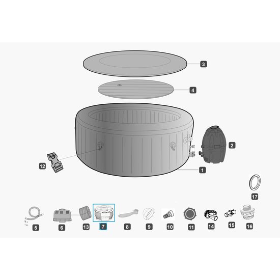 Lay-Z-Spa ChemConnect chloordoseerder