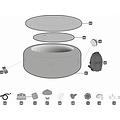 Lay-Z-Spa leegloopadapter