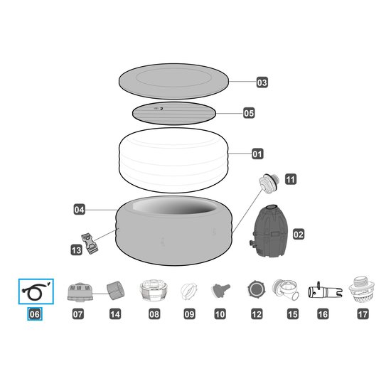 Lay-Z-Spa opblaasslang