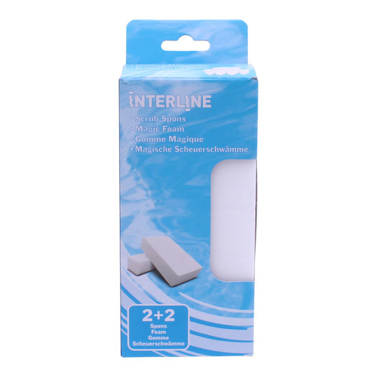 Interline Spa scrub sponzen 4 stuks