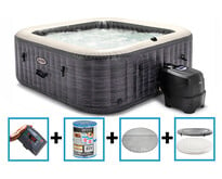 PureSpa Greystone Deluxe Bubble Therapy + HWS 6 p